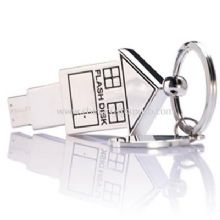 key ring house metal USB disk images