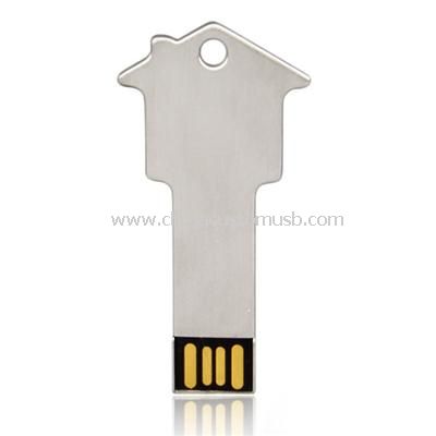 Forme de maison clé USB flash drive