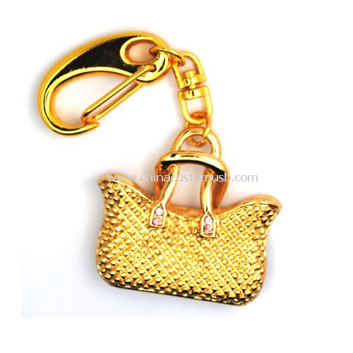 Golden Jewelry handbag USB drive