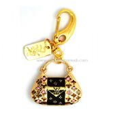 Jewelry handbag shape usb drive with keychain images