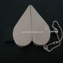 Metal Heart shape USB Flash Drive images