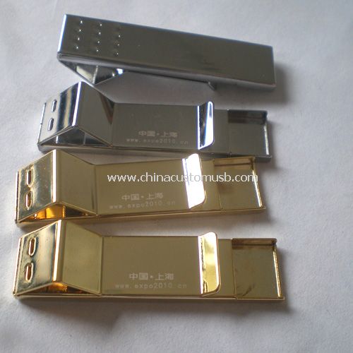 clip in metallo usb