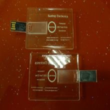 La tarjeta transparente USB Flash Drive images