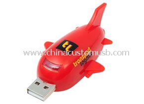 Műanyag airplane USB villanás hajt