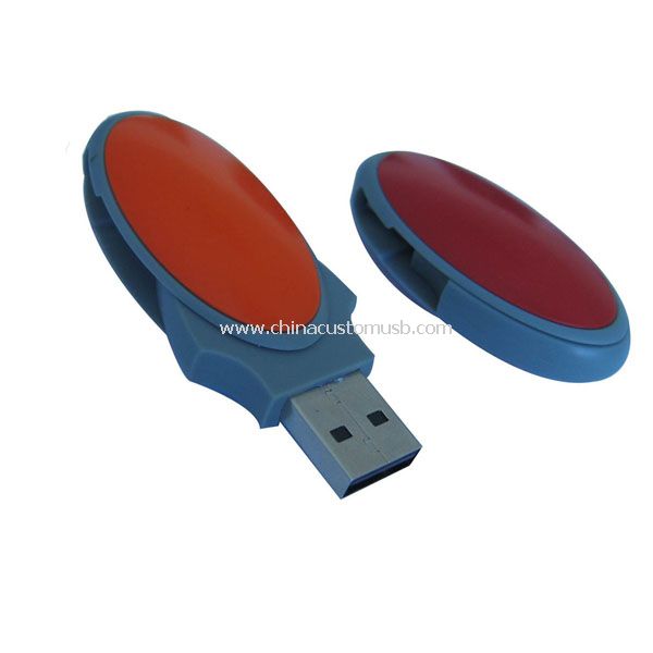 Oval şekil USB yuvarlak yüzey