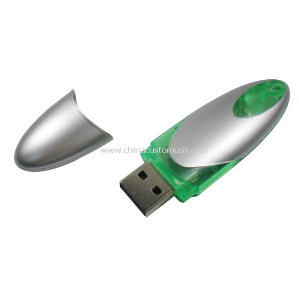Oval USB flash memory