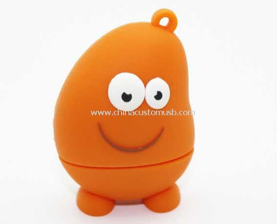 Kreslený PVC Soft USB Disk