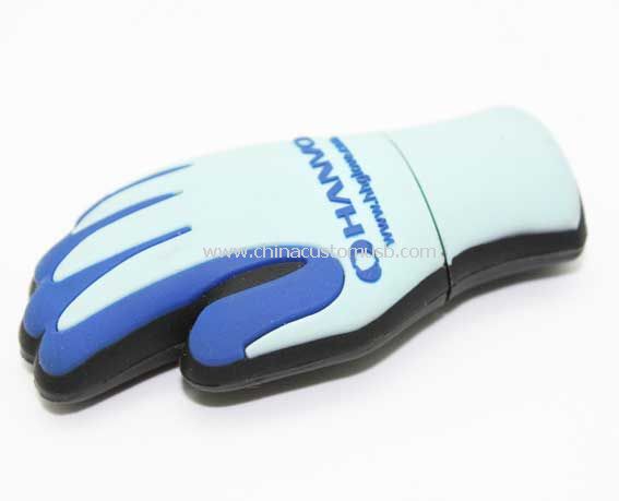 Rubber hand shape USB Disk