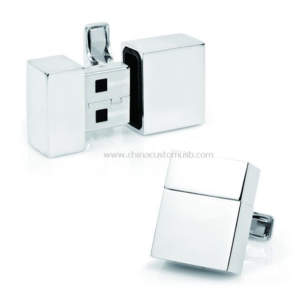 Metal Cufflinks USB Disk