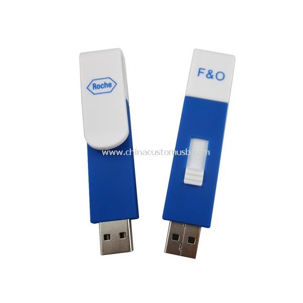مقطع قرص USB مع الشعار