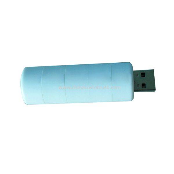 Round shape swivel usb disk