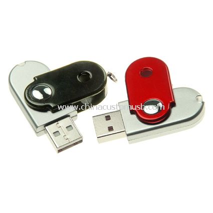 Swivel mini plastic usb disk