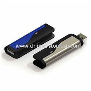 flash drive usb in plastica con coperchio in lega di alluminio