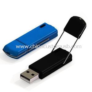 Plastic usb with swivel cap