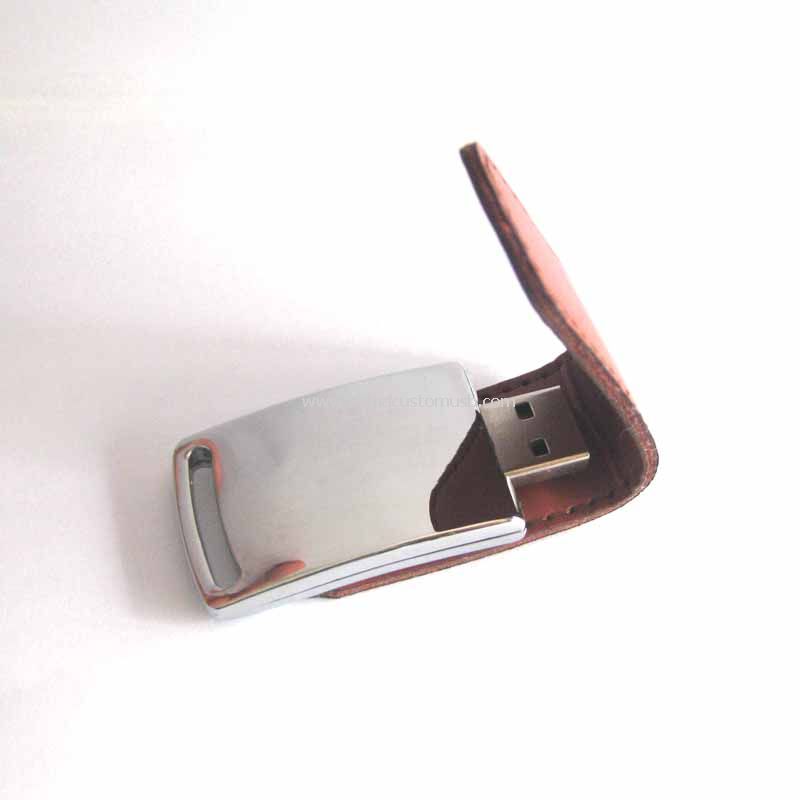 Disque USB en cuir