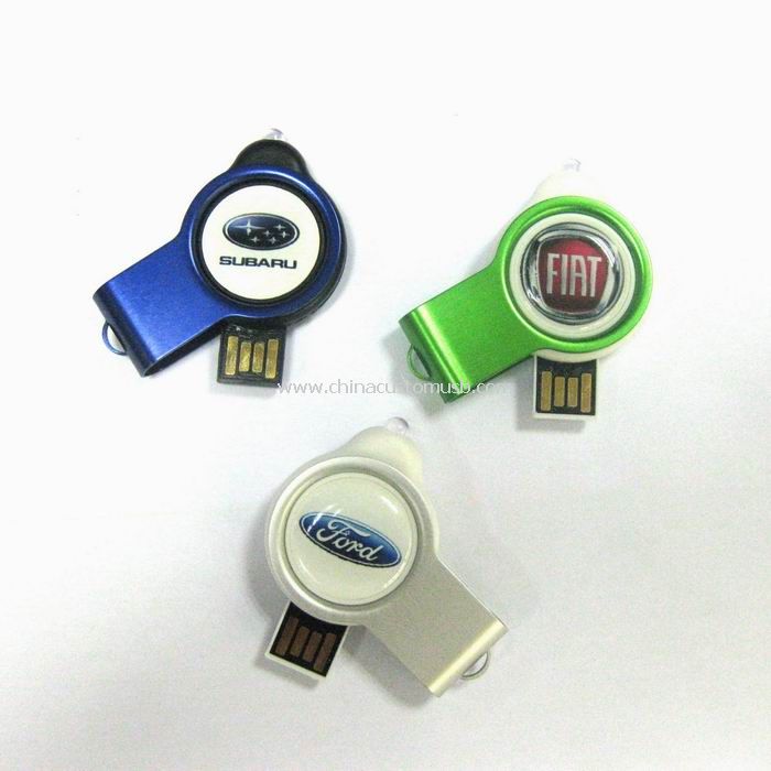 Mini Döndür USB birden parlamak götürmek