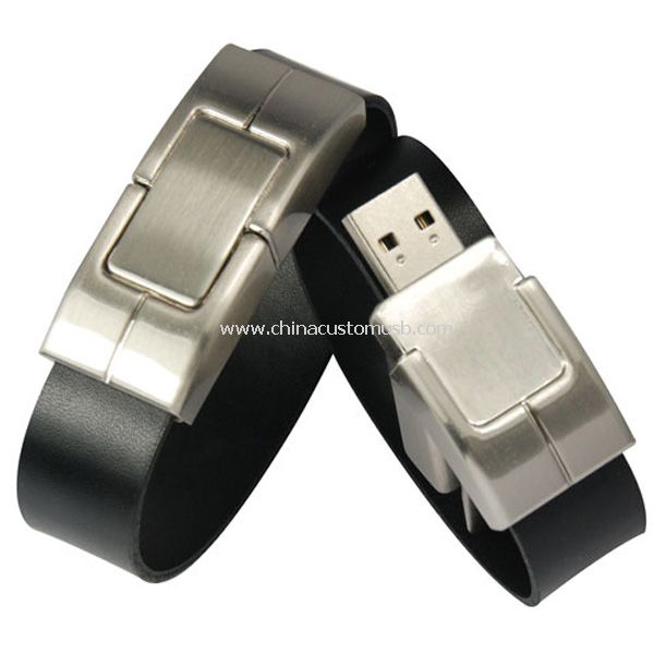 Real capacity 32gb leather lanyard usb flash drive