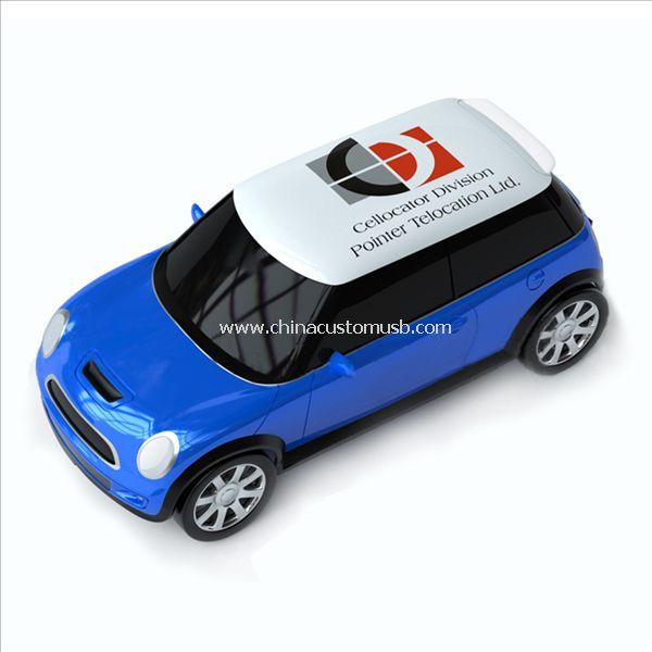 4W unidad mini cooper usb de disco con luz LED