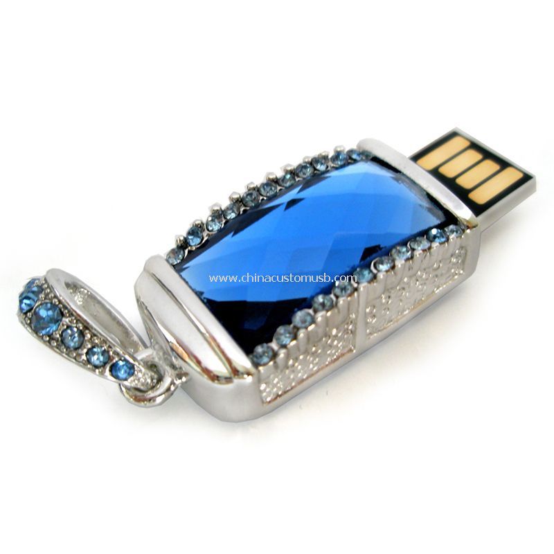 Bling usb disk with stone