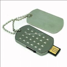 Metal army tag usb disk images