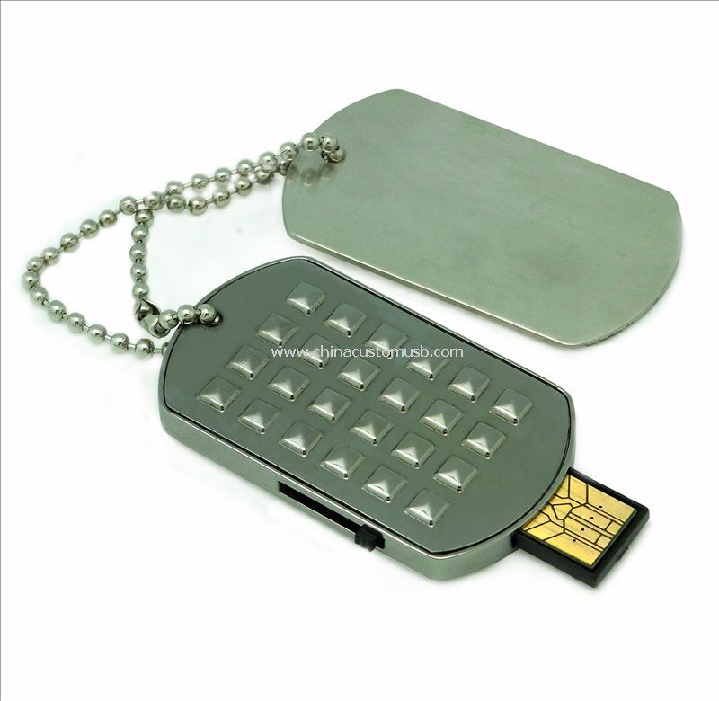 Metall-Armee Tag USB-Festplatte