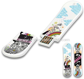 Disco flash usb di PVC Snowboard