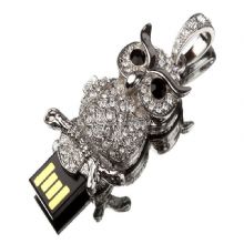 البومه الشكل مجوهرات محرك أقراص فلاش USB images
