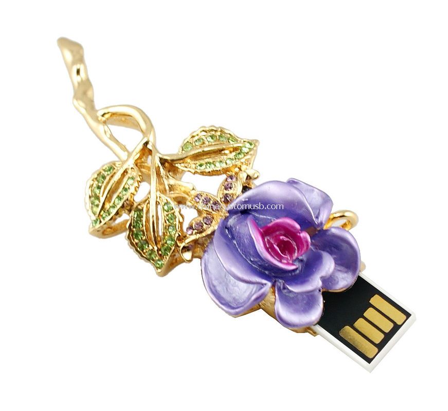 Blume Schmuck USB-Flash-Laufwerk