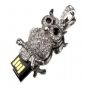 البومه الشكل مجوهرات محرك أقراص فلاش USB small picture