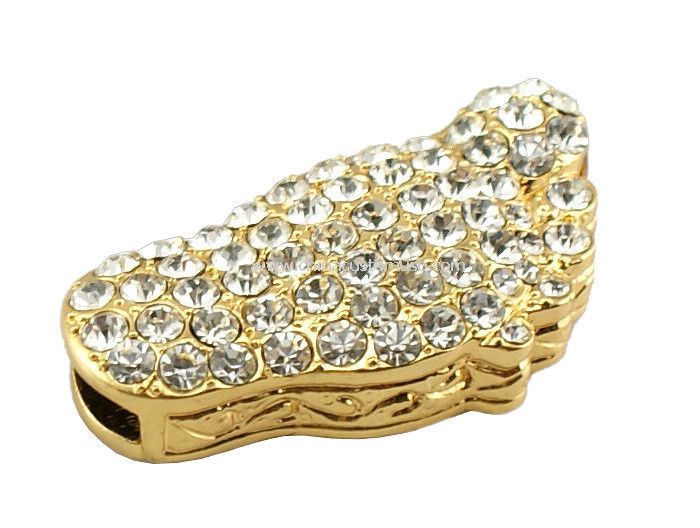 Bling cristal joias USB Flash Drive