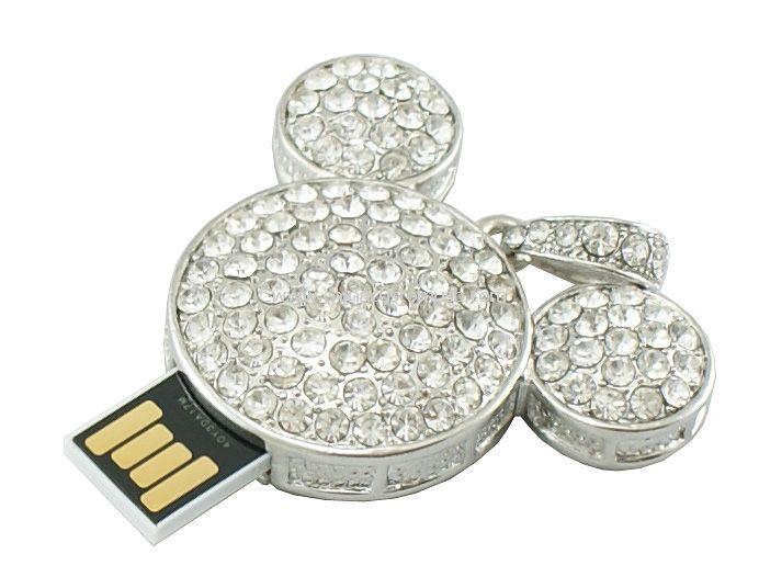 Forma do Mickey joias USB Flash Drive