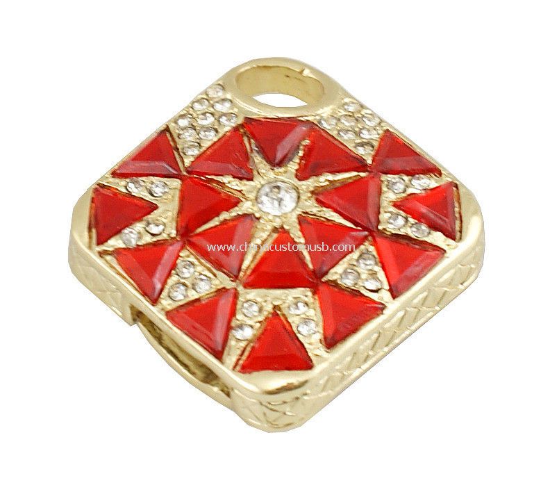 Cristal bijoux USB Flash Drives de conception sur mesure