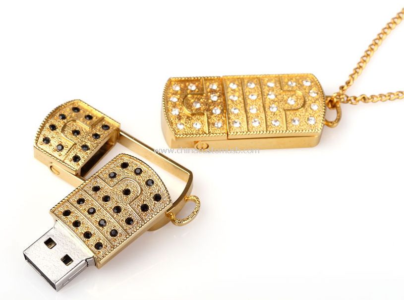 Oro joyería unidad Flash USB memoria