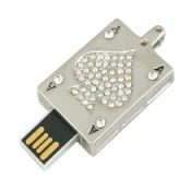 Poker Shape Diamond USB Flash Drive images