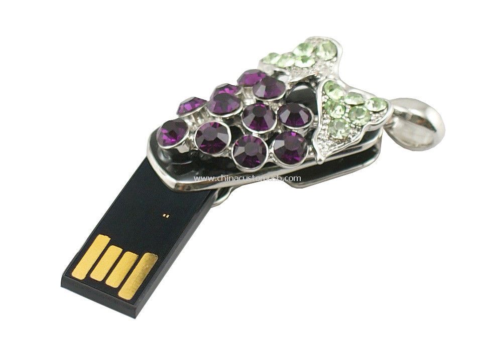 Diamond anggur bentuk USB Memory Stick