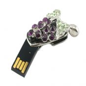 Diamante uvas forma Stick de memória USB images