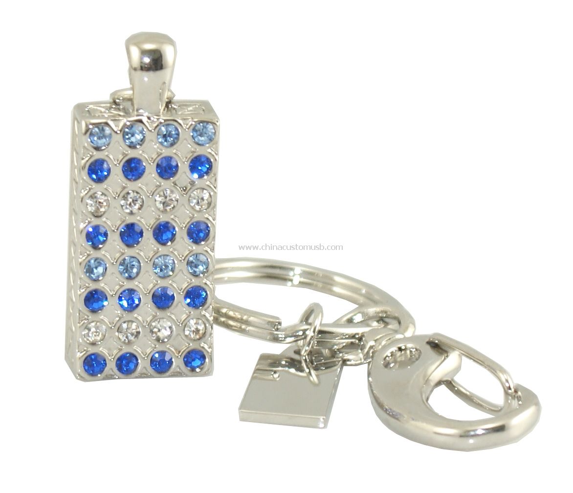 Pendrive USB promocionais com diamante brilhante