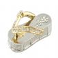 Flip-flops Shape Jewelry Style USB Flash Drive small picture