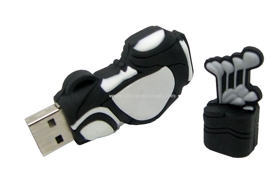 Tilpassede formet USB Opblussen Drive