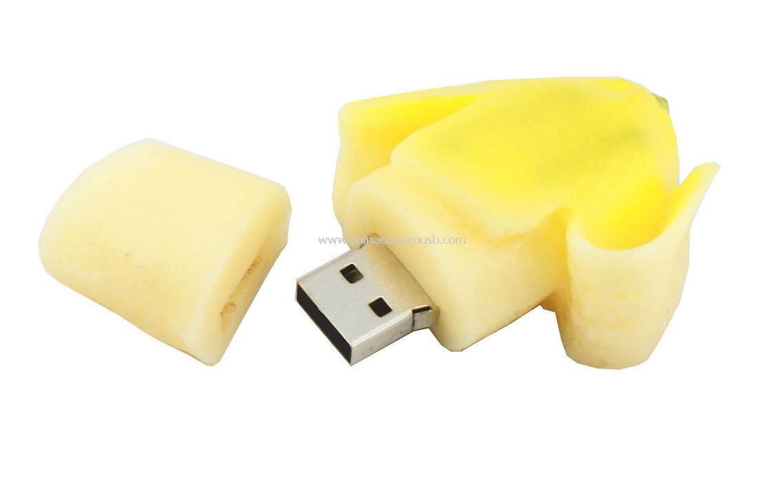 Disco de destello de USB de forma de banana