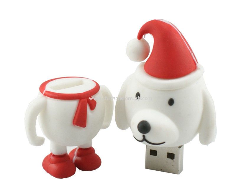 Clé USB forme chien