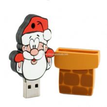 Customized Santa Claus USB Flash Drive images