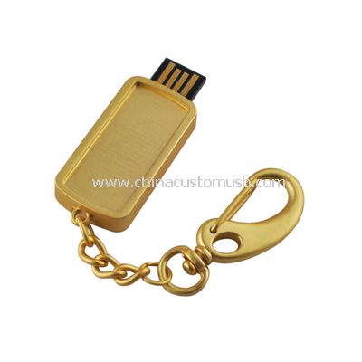 Mini USB korong-val kulcstartó