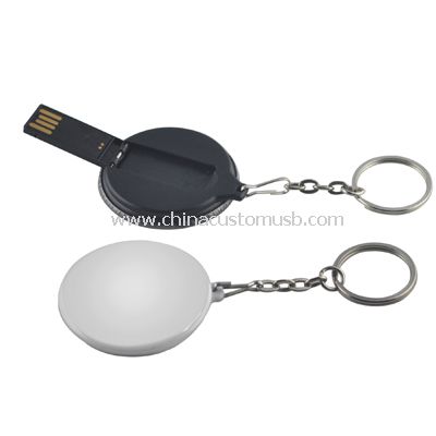 Mini USB Flash Drive with Keychain