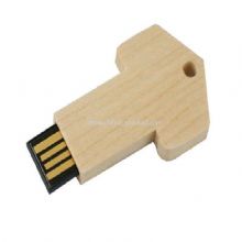 Madera madera de forma de llave USB Flash Disk images