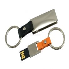 Metallisk USB Flash Drive med nøglering 8GB images