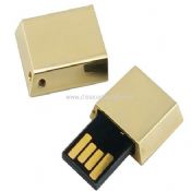 Color oro metálico USB Flash Drive con insignia de encargo images