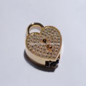 Metal heart USB Flash Drive images