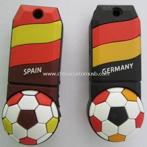 PVC futbol USB birden parlamak götürmek