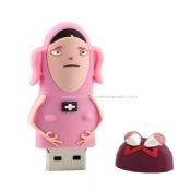 Розовый человеческой форме USB 2.0 Stick images